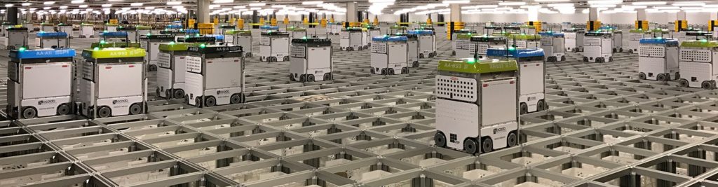 Opodo has got a massive robotic warehouse